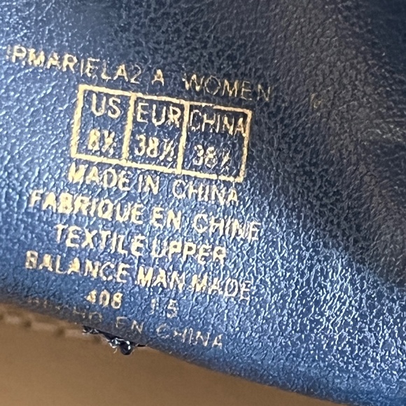 Blue vegan suede mules, flats, 8.5, NWOT. - Picture 8 of 14